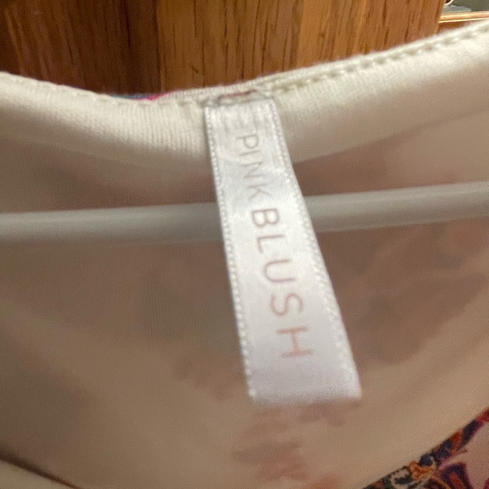 Pinkblush Multicolor Paisley Backless Dress - Picture 3 of 4